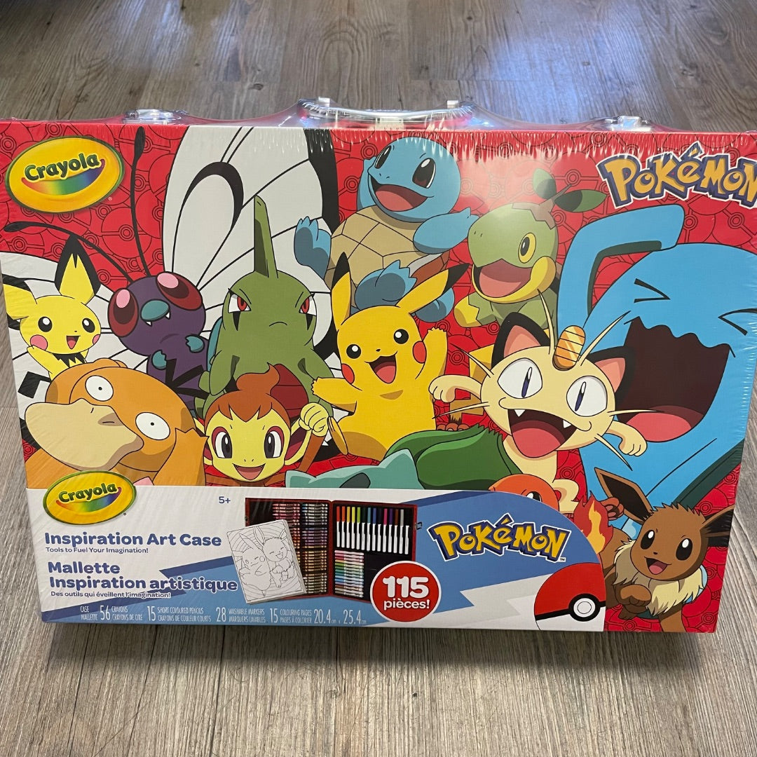 Multi Colour Crayola Pokemon Inspiration Art Case, 5Y+