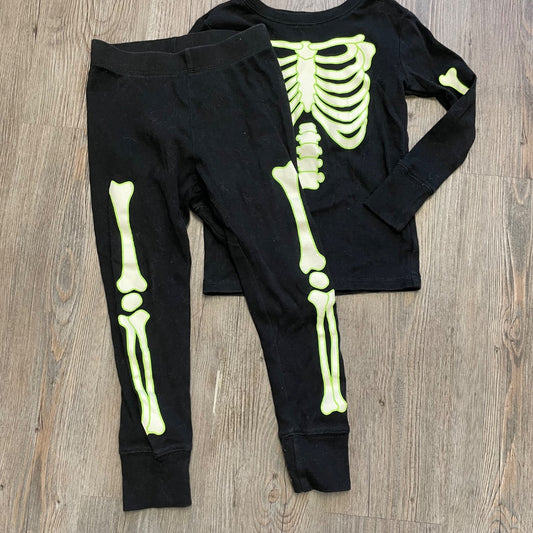 Black Gap Skeleton Pj Set, 6Y