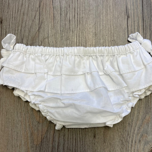 White Chateau De Sable Baby Blommers, 18M