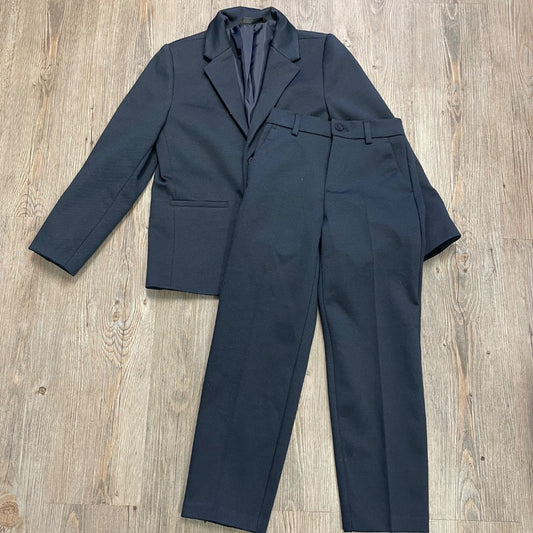Navy Zara Dress Suit Set, 6-7Y