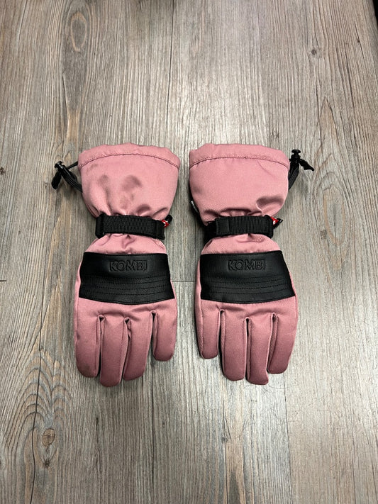 Dusty Rose Kombi Winter Gloves, 9-10Y