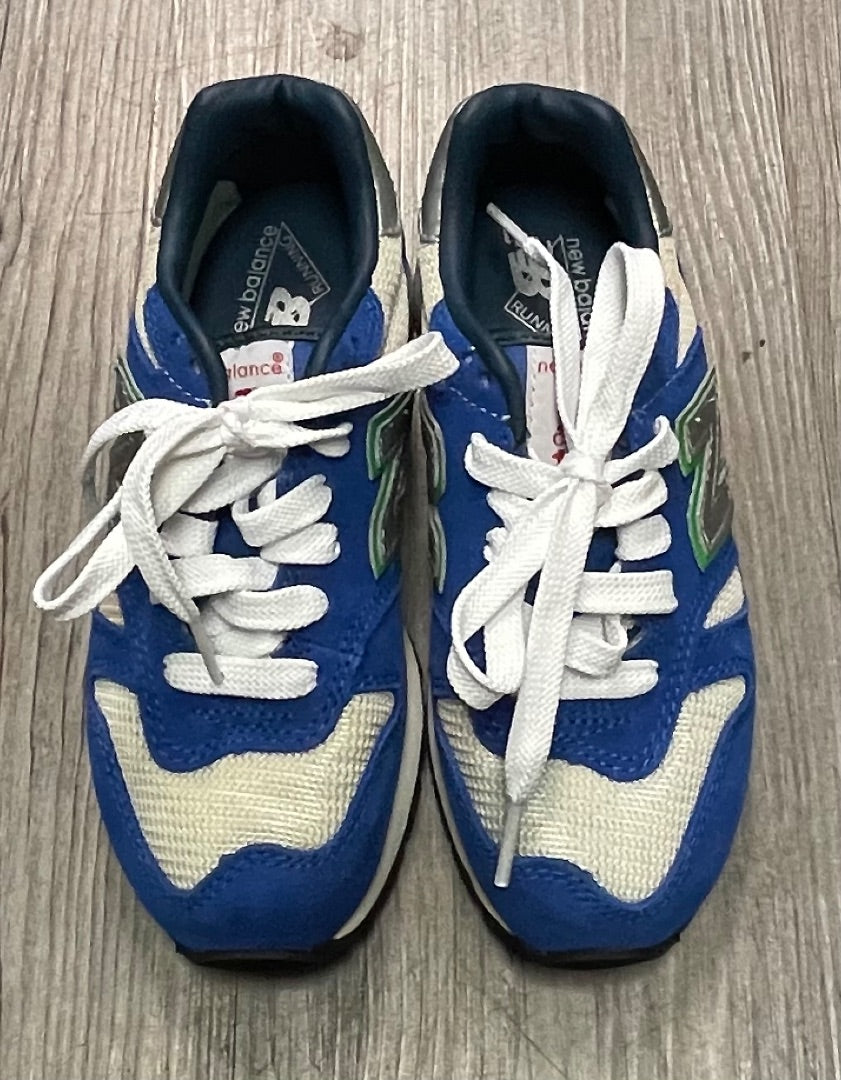 Blue New Balance Lace Up Sneaker, 12Y