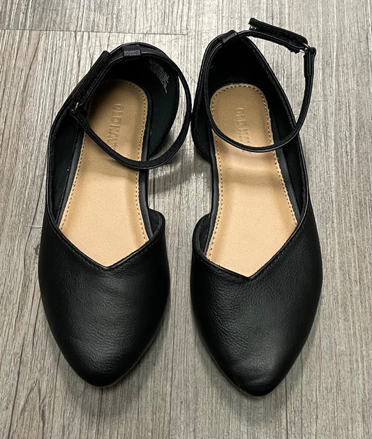 Black Old Navy Flat Shoes, 11Y