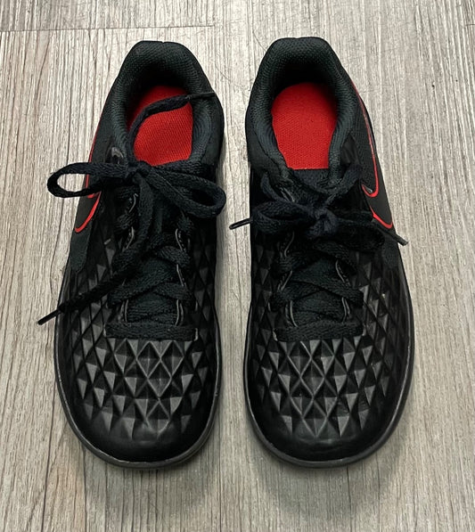 Black Nike Tiempo Soccer Cleats, 13Y