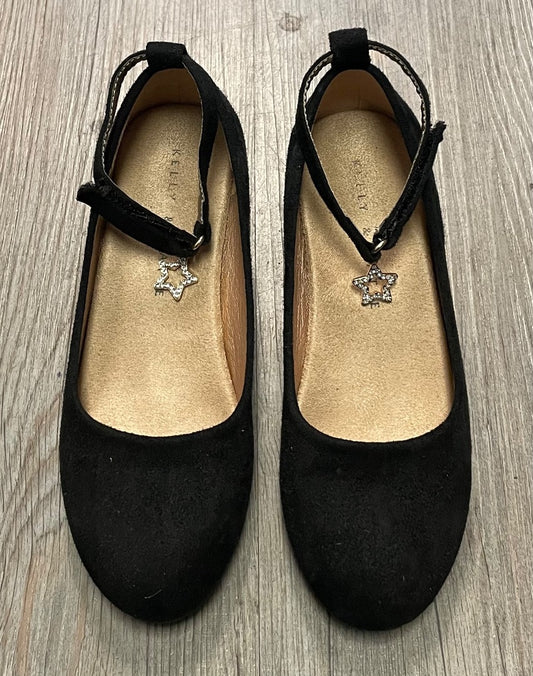 Black Kelly & Katie Wedge Heel Shoes, 2Y