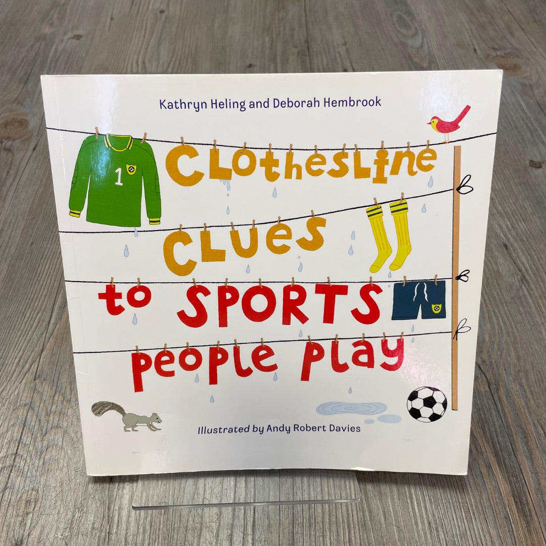 Multi Colour  Clothesline Clues To Sports People Play, Paperback