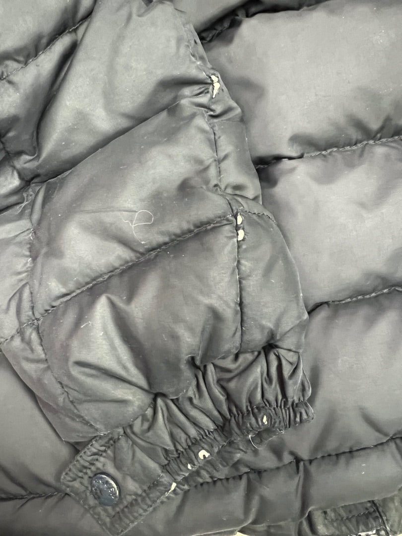 Navy Moncler Barin Down Hooded Winter Jacket, 4Y