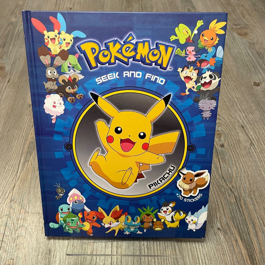 Multi Colour  Pokemon Seek And Find, Hardcover