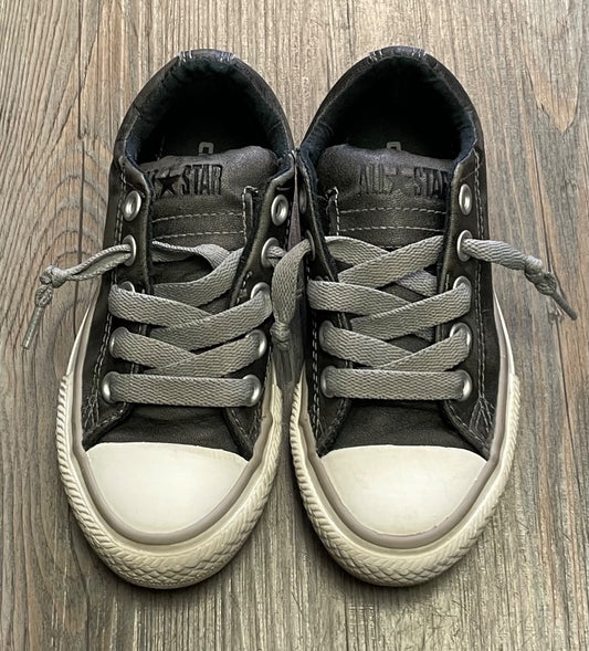 Black All Star Converse Lace Up Sneaker, 11Y