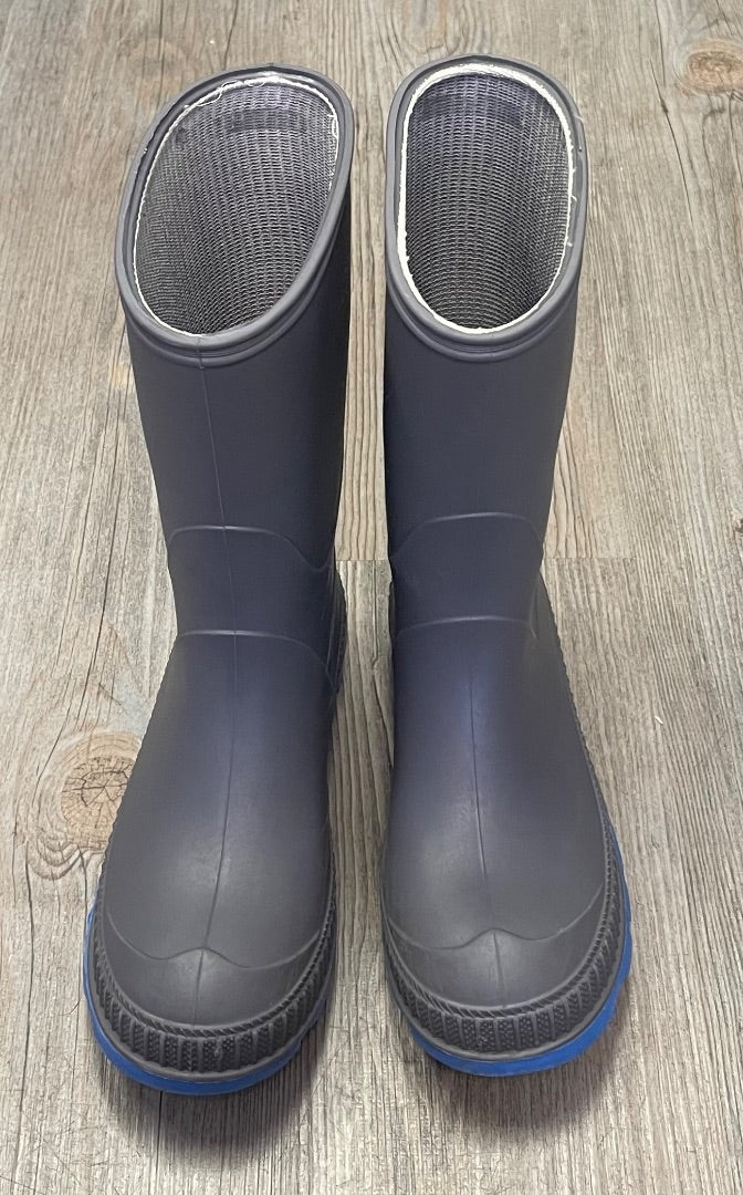Grey Kamik Rain Boots, 12Y