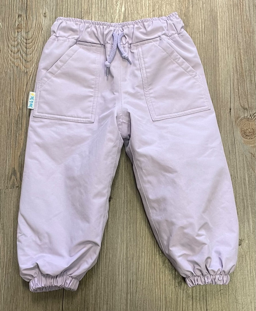 Lavander Jan & Jul Fleecelined Rain Pants, 1Y