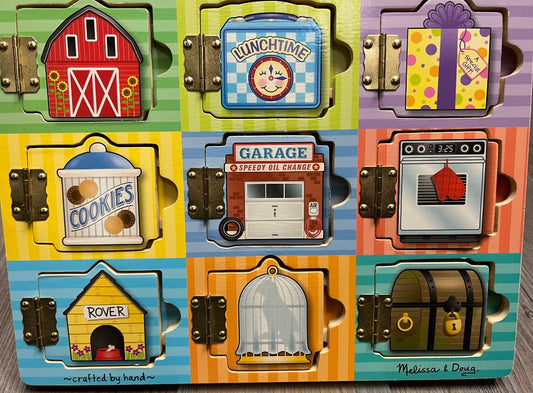 Multi Melissa & Doug Magnetic Hide & Seek Board