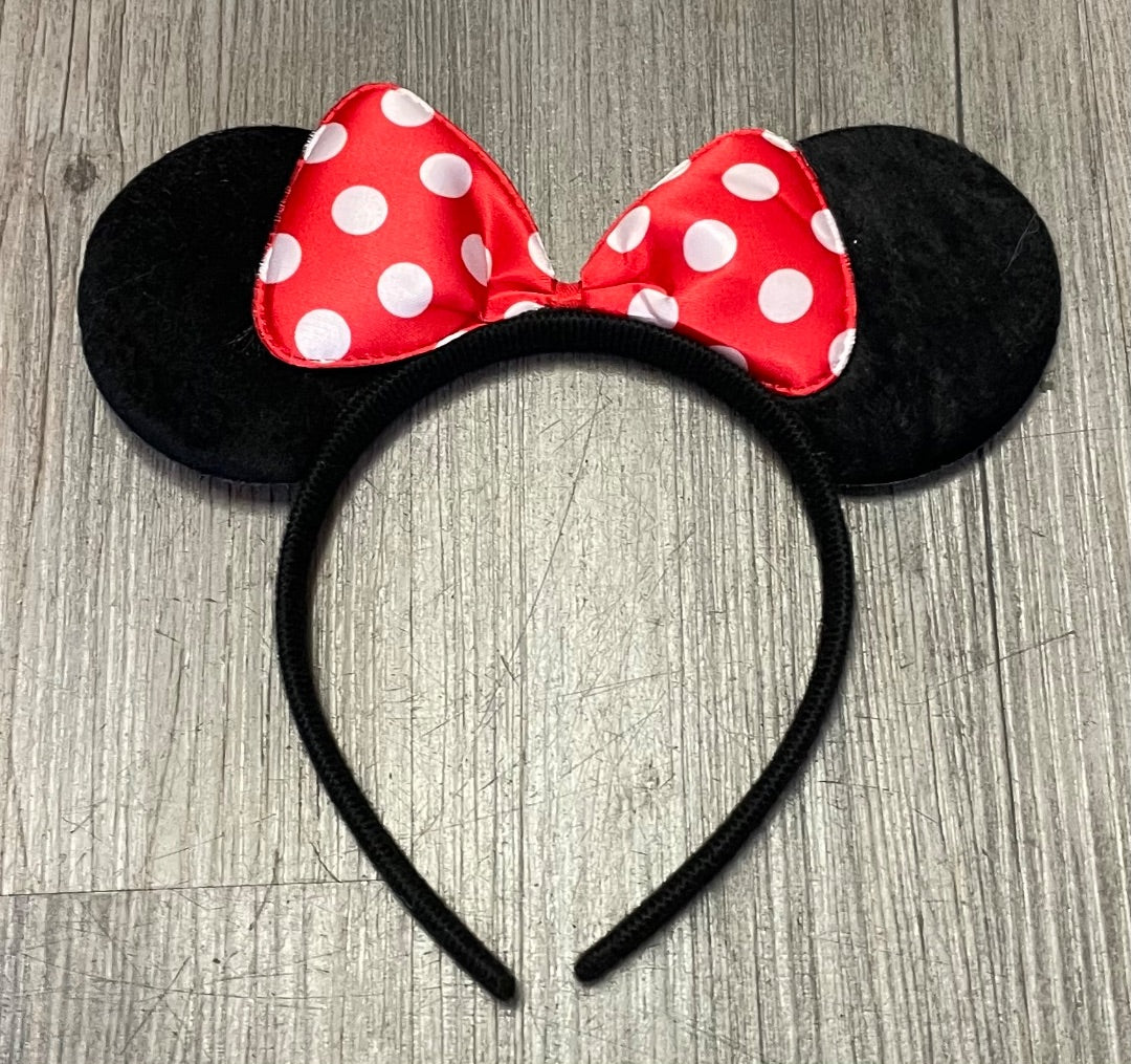 Red/Black  Mickey Headband, Pre-owned