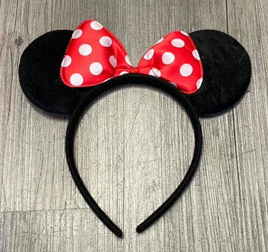 Red/Black  Mickey Headband, Pre-owned