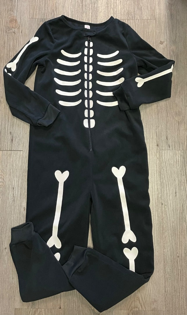 Black Joe Fresh Skeleton Pj Onesie, 7-8Y
