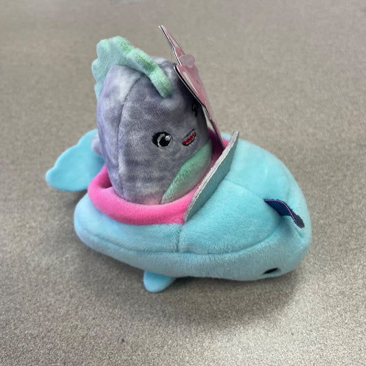 Multi Colour Squishmallows Squishville Mini Chuey The T-Rex