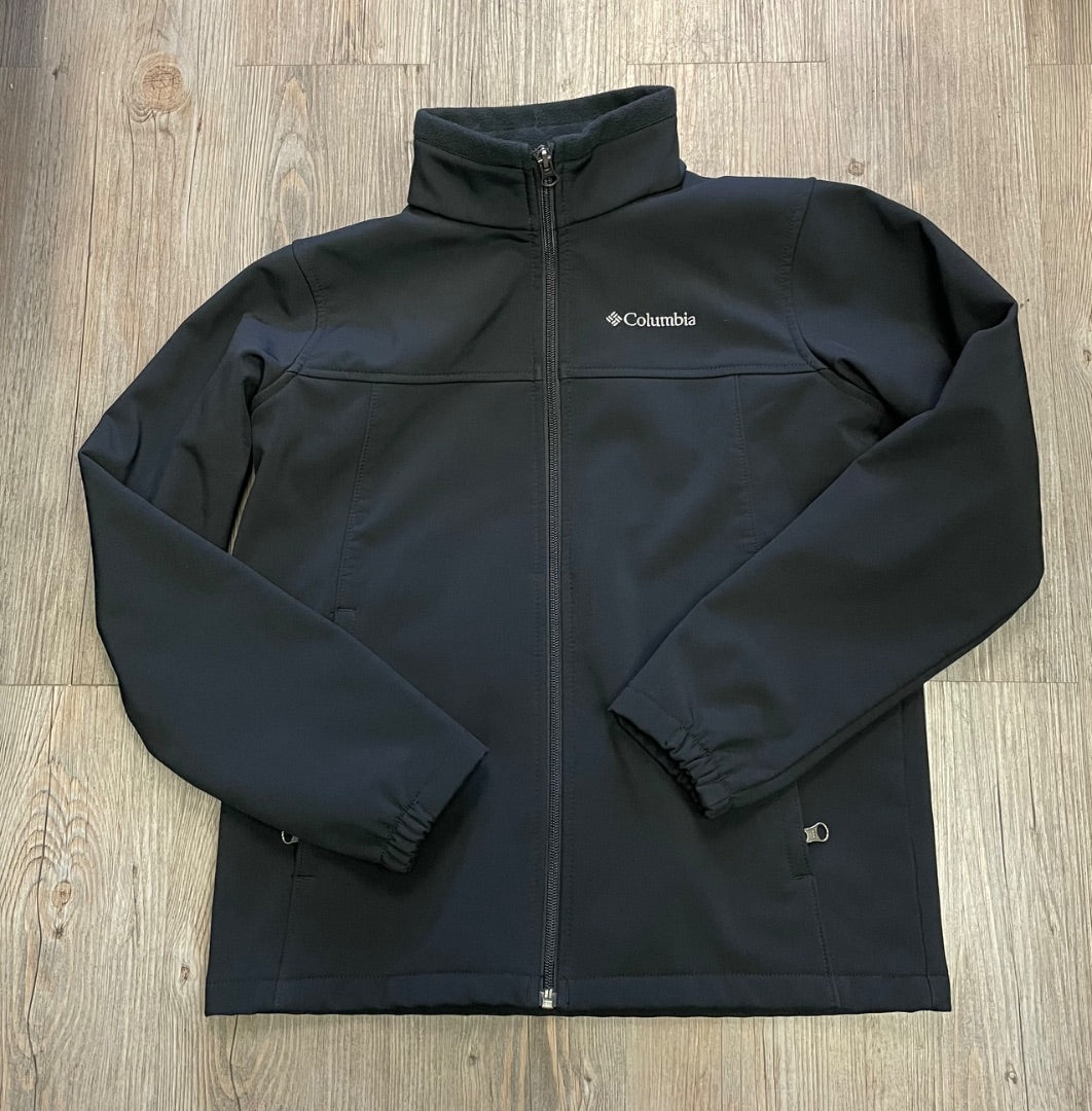 Black Columbia Fleecelined Jacket, 14-16Y