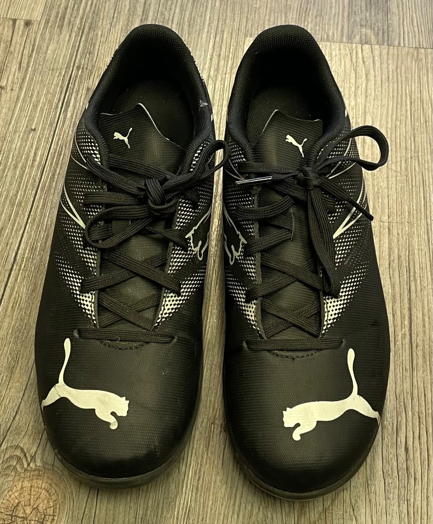 Black Puma Turf Soccer Cleats, 6.5Y