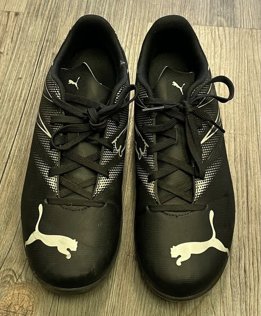 Black Puma Turf Soccer Cleats, 6.5Y