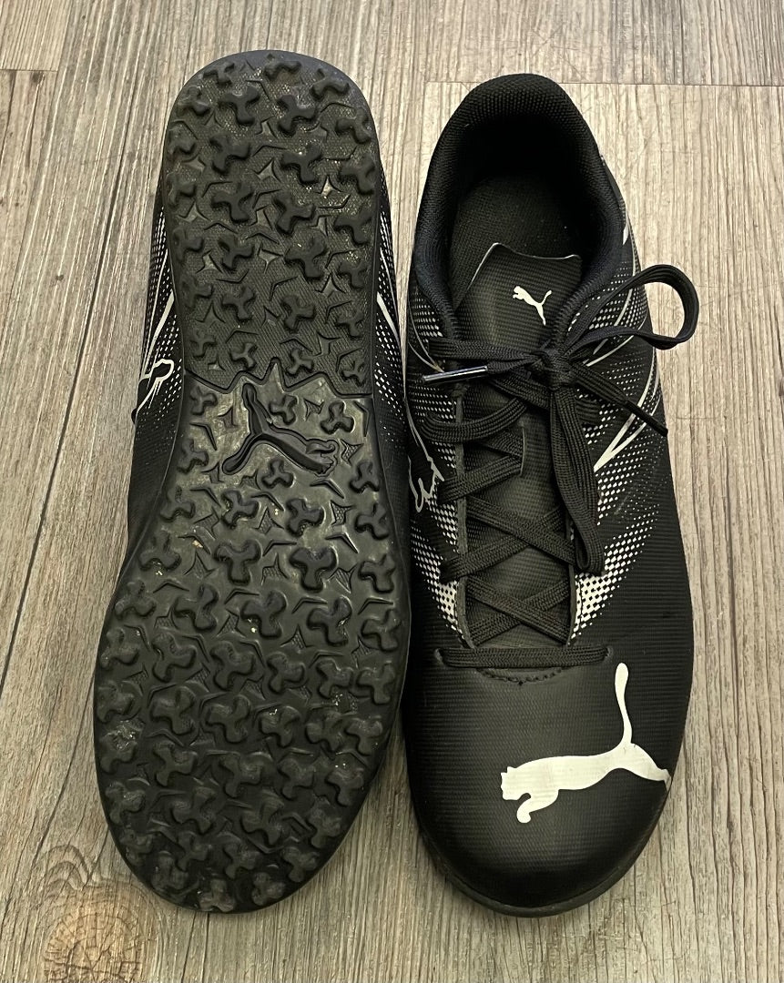 Black Puma Turf Soccer Cleats, 6.5Y