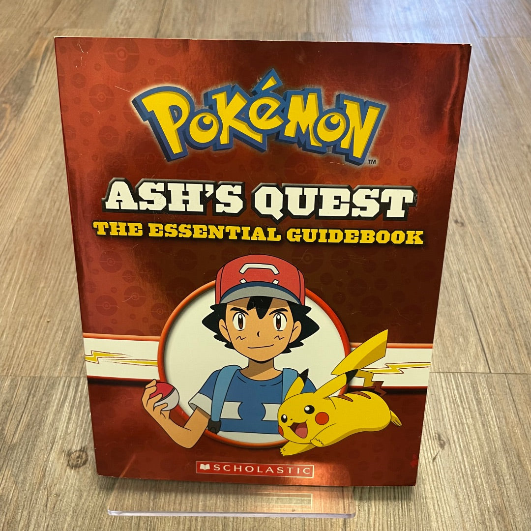 Multi Colour Scholastic Pokemon Ash's Quest The Essential Guide Book, Paperback