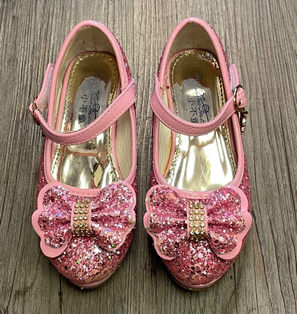 Pink  Mini Heel Glitter, 9T