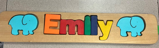 Wooden Emily Name Puzzle