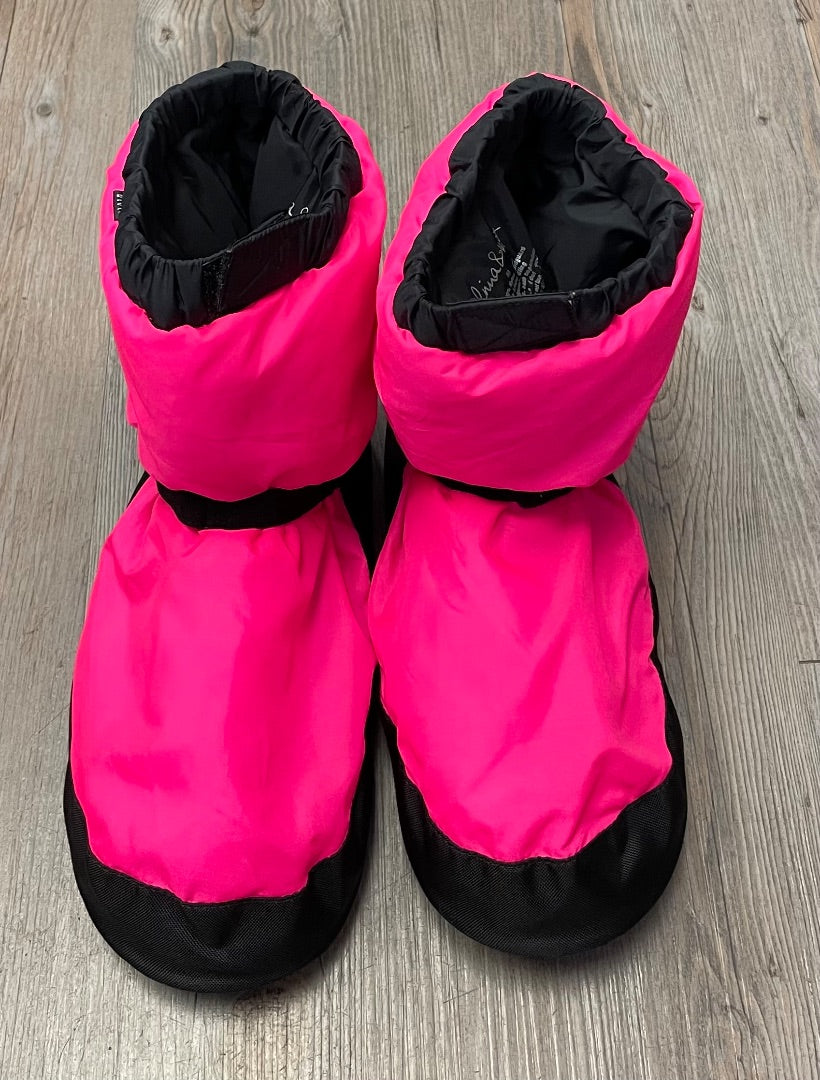 Pink Bloch Adult Warm Up Bootie, 6-8Y Shoe Size