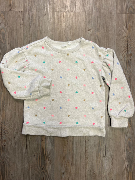 Grey Gap Pullover Top, 8Y