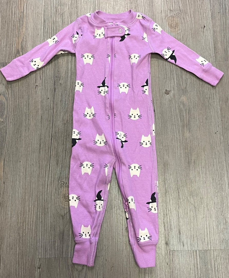 Purple Hanna Anderson PJ Onesietuffy, 12-18M