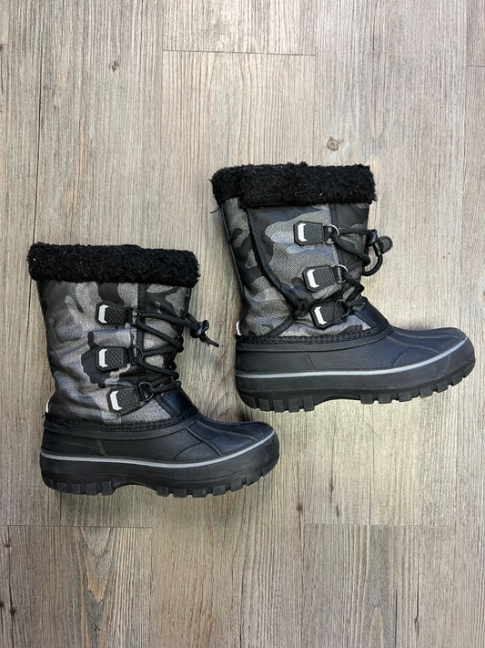 Black Grey  Winter Boots