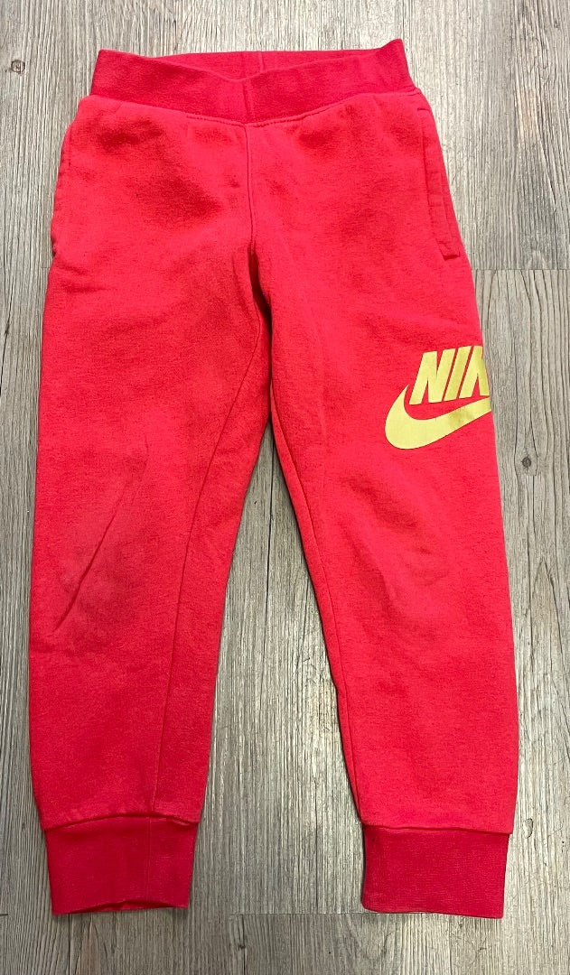 Red Nike Jogger pants, 5-6Y