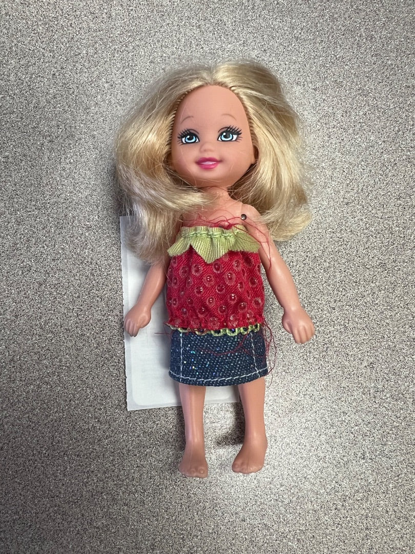 Blonde Mattel Kelly Doll, 4 inch