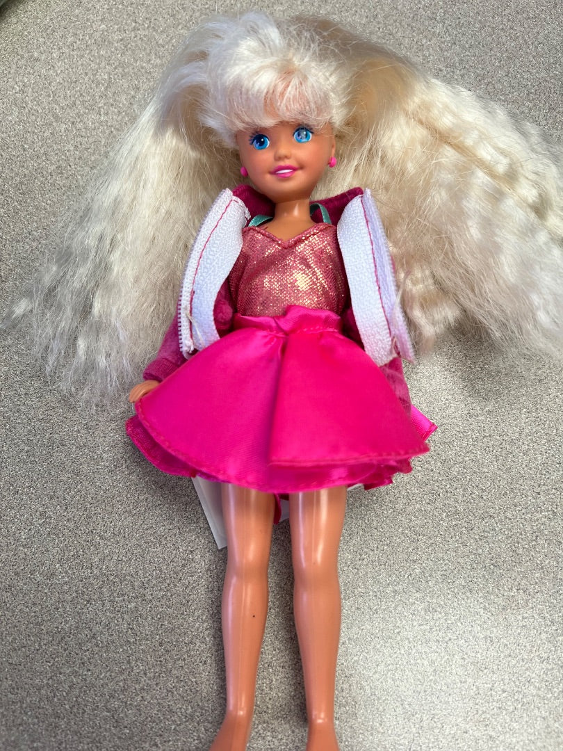 Blonde Kid Core Pink Dress, 8 inch