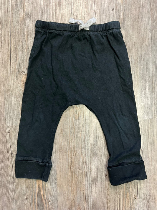 Black Mini Mioche Cotton Leggings, 2Y
