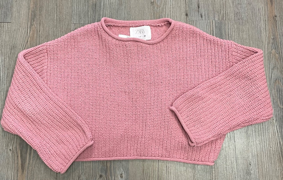 Dustyrose Zara Cable Knit Sweater, 8-9Y