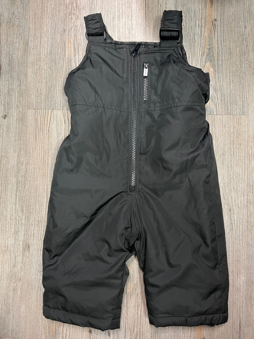 Black Old Navy Adjustable Bib Snowpants, 12-18M