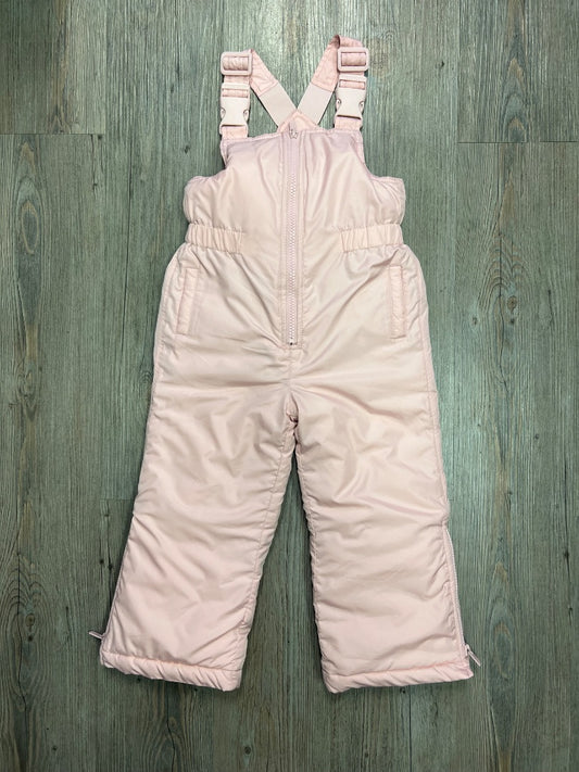 Pink Baby Gap Adjustable Bib Snowpants, 5Y