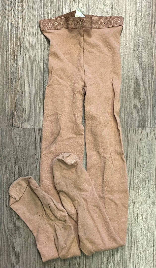 Tan Mondor Bamboo Dance Tights, 8-10Y