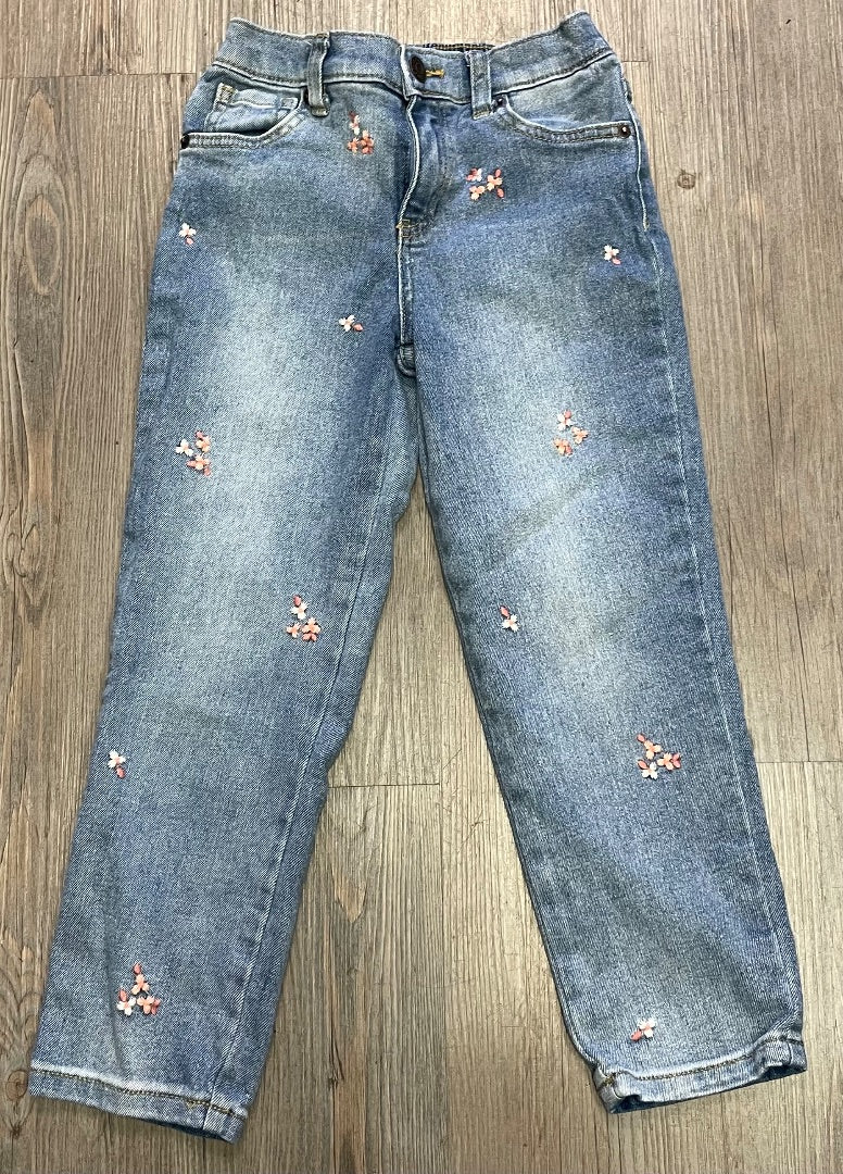 Blue Cat & Jack Embroidered Jeans, 6Y