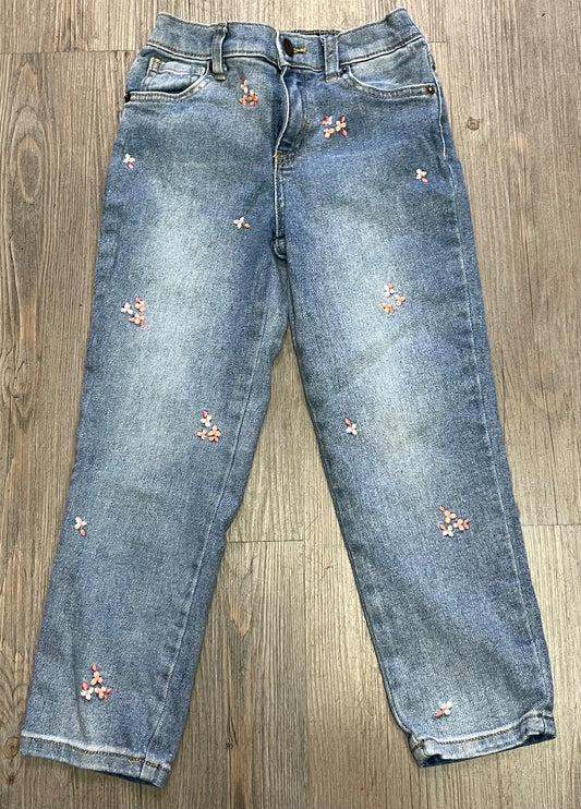 Blue Cat & Jack Embroidered Jeans, 6Y