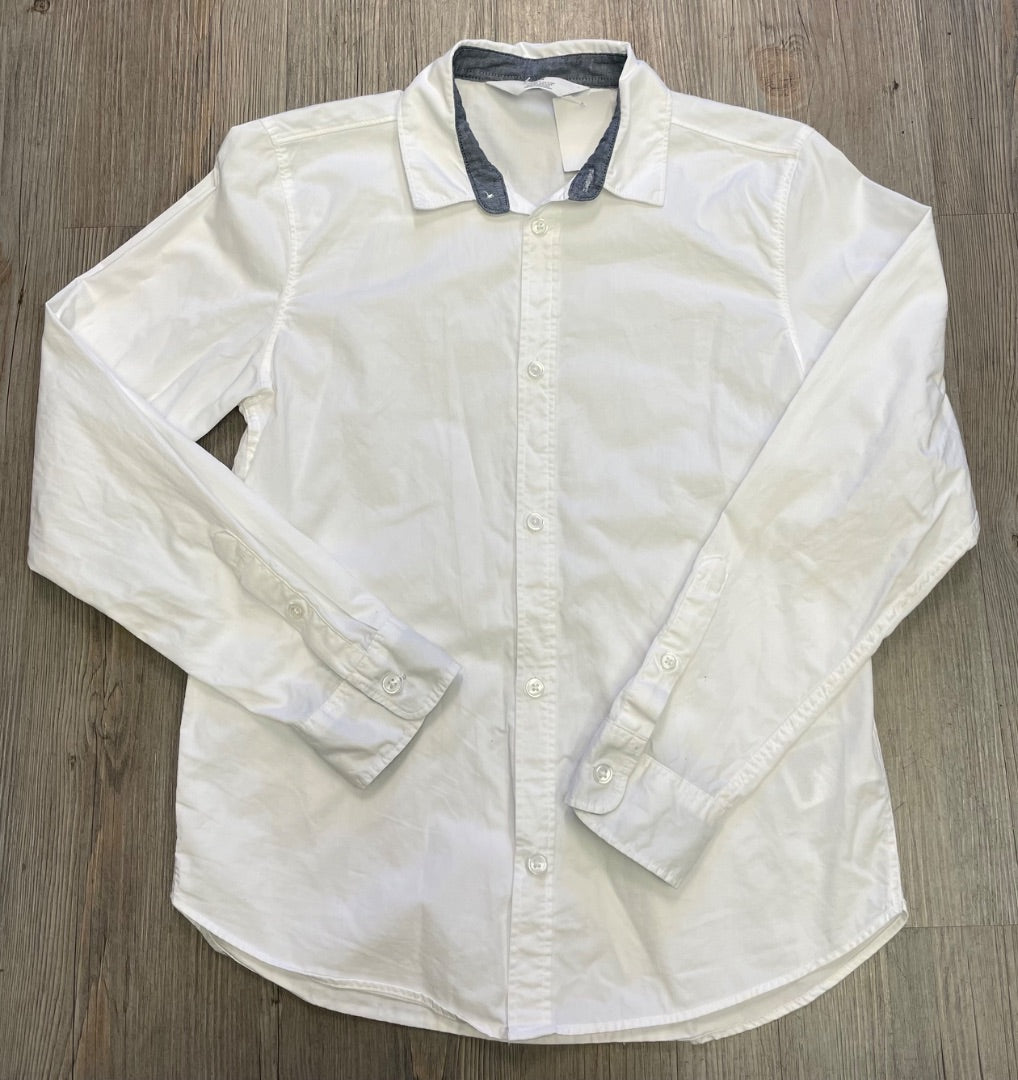 White H&M Dress Shirt, 11-12Y