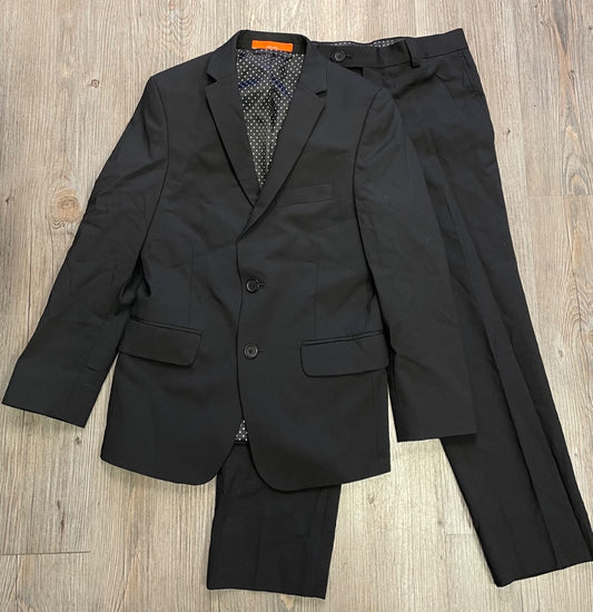 Black Taila 2 Pcs Wool Blend  Suit, 10Y