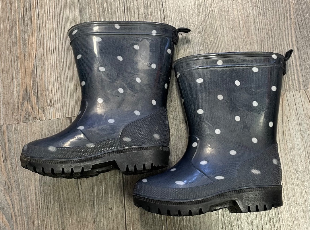 Polka Dot  Rain Boots, 3T