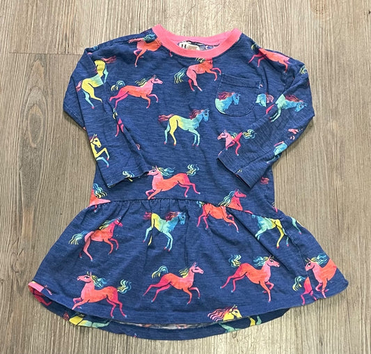 Multi colour Hatley LS Dress, 3Y