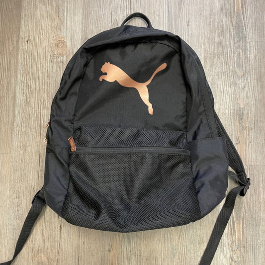 Black Puma Back Pack, Pre-owned