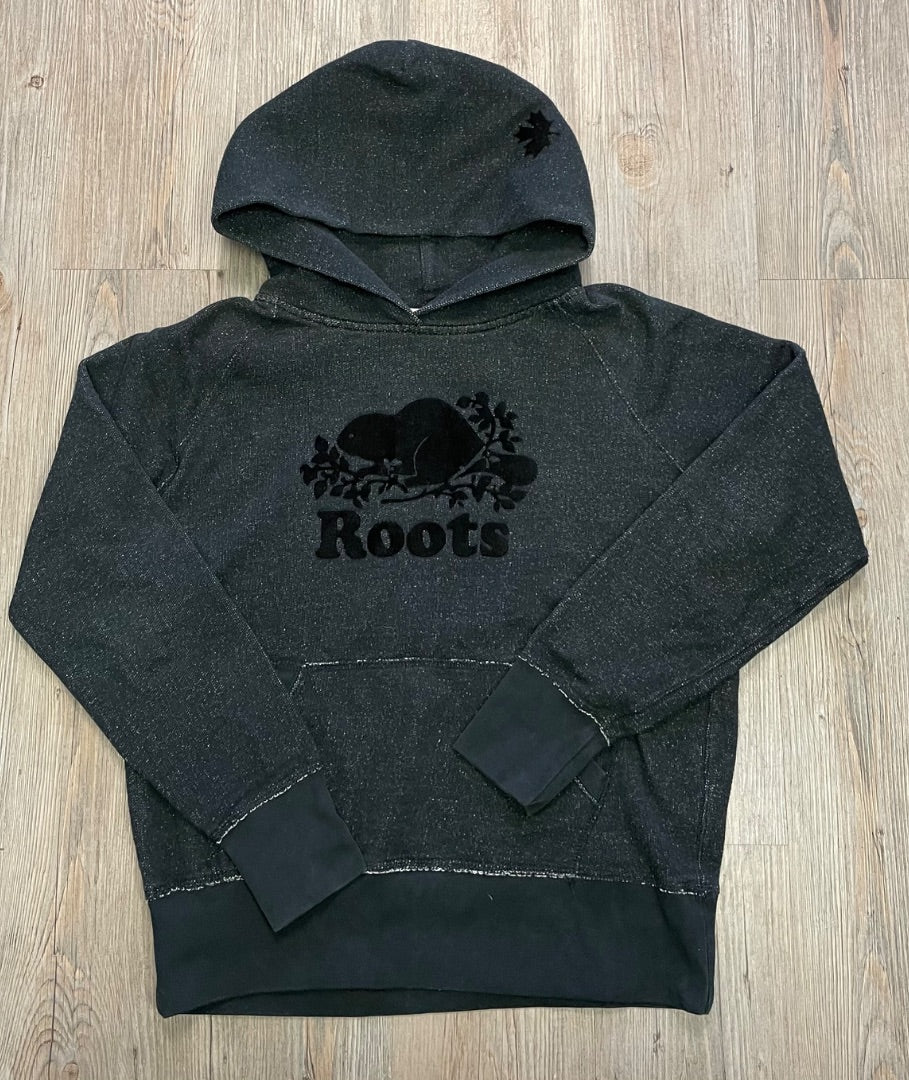 Black Roots Pullover Hoodie, 14Y