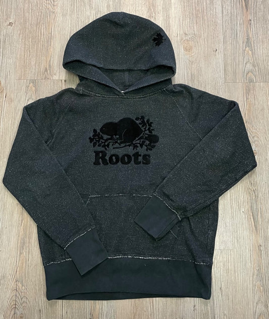 Black Roots Pullover Hoodie, 14Y