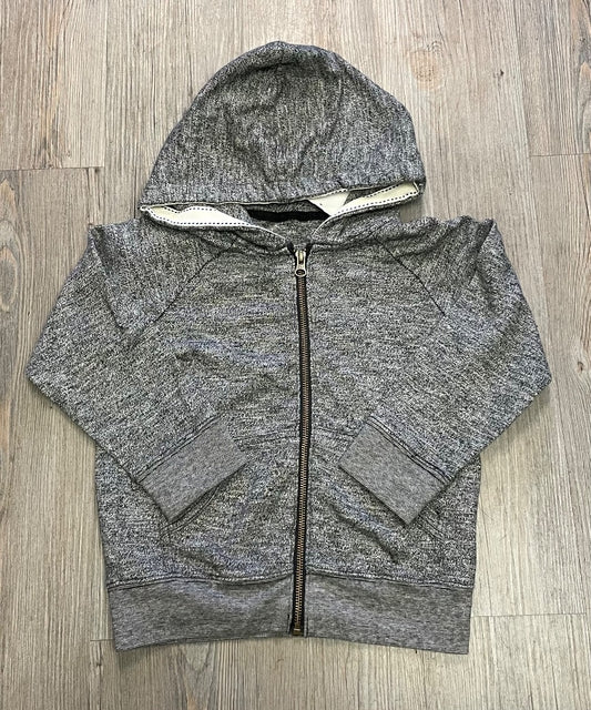 Grey Gap Zip Hoodie, 5Y