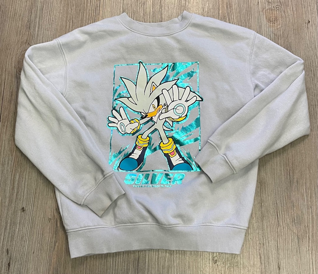 Grey H&M Sweatshirt LS, 8-10Y